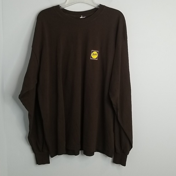 PELLA Brown Long Sleeve Crew Neck Tee XL - Picture 1 of 6